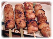 松本本町通り「ぢどり亭」のナンコツつくね焼き