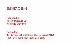 SEATAC INN の 住所